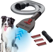 Vacgroom Pet Grooming and Shedding Vacuum Attachment Kit – Great for Dogs, Cats,