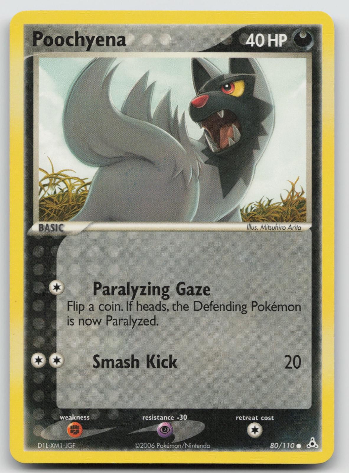 Poochyena 80/110 Holon Phantoms Pokemon LP
