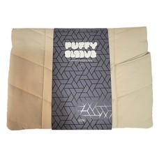Puffy Sleeve Luxury Laptop Sleeve Case Beige Quilted Pouch UZBL Pillow Case