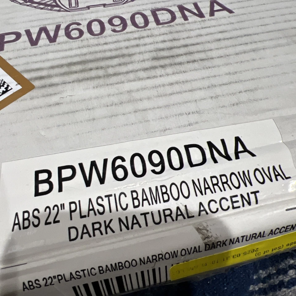 Fanimation 22” Abs Plastic Bamboo Narrow Oval - BPW6090DNA Dark Natural Accent - Image 3 of 4