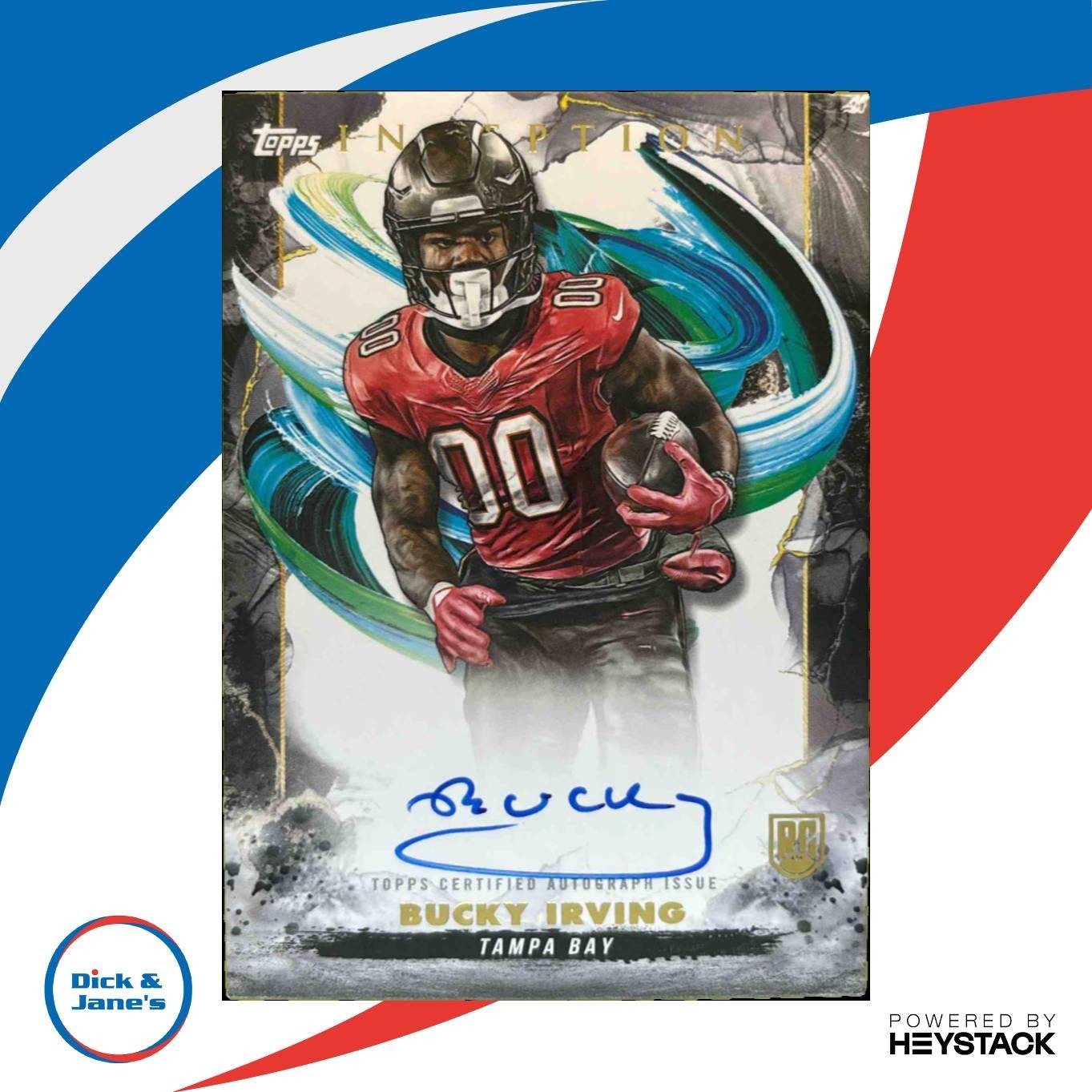 2024 Topps Inception Bucky Irving Rookie Auto #RA-BI RC Tampa Bay Buccaneers