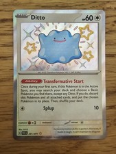 Ditto 201/091 Paldean Fates Shiny Rare Pokemon Card