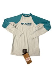 Dakine Flow Snug Fit Long Sleeve Surf Shirt Rashguard Wm s Medium, Pastel/aqua