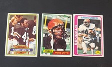 1978-1981 Topps Football Archie Griffin Lot Of  3 Cards EX +/- to EXNM +/-