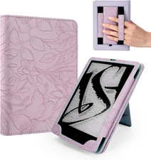 7"/6.8" Lavender Embossed Case for Kindle Paperwhite 11Th/12Th Gen