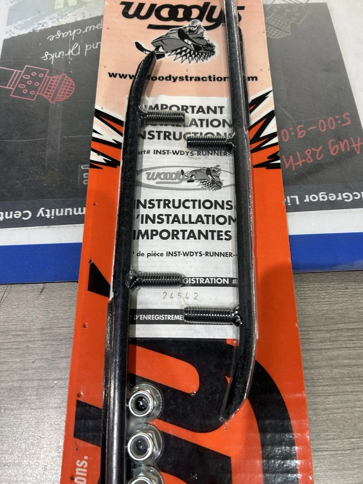 Woodys - ESD3-7150 - Extender Trail III Flat-Top Carbide Runners - Image 2 of 4