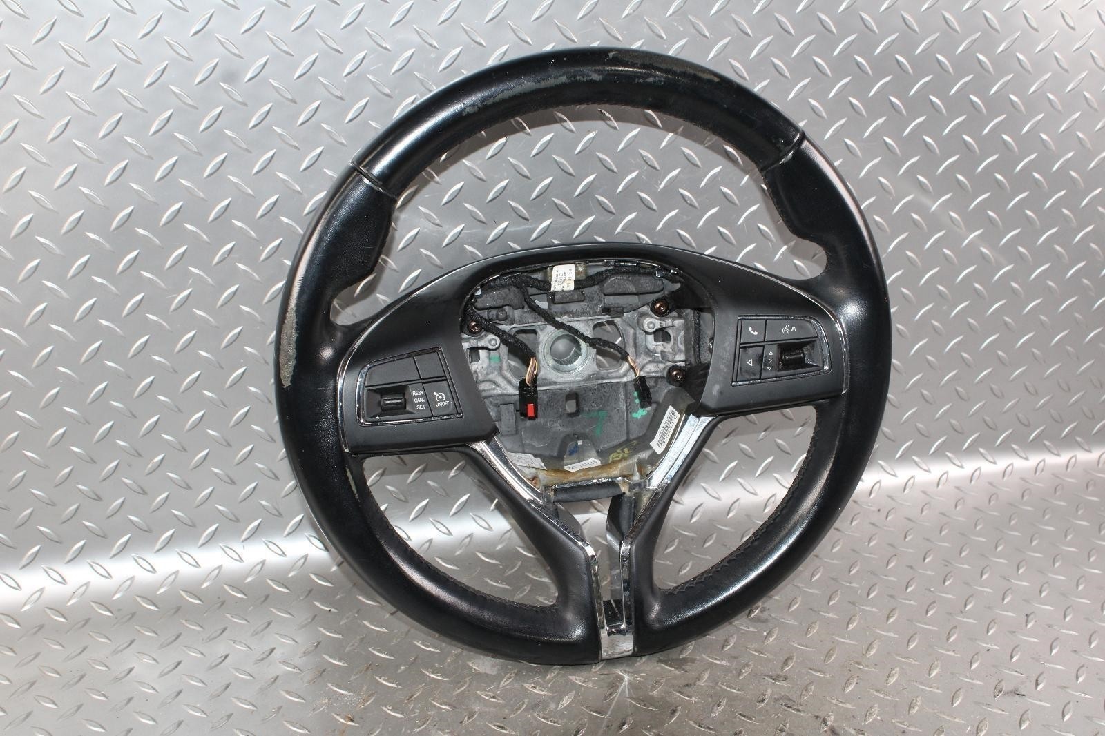 14-20 Ghibli *WORN* Black Leather Driver Column Steering Wheel OEM Factory WTY