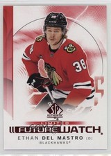 2024-25 SP Authentic Future Watch Limited Red Ethan Del Mastro #154 1pa2