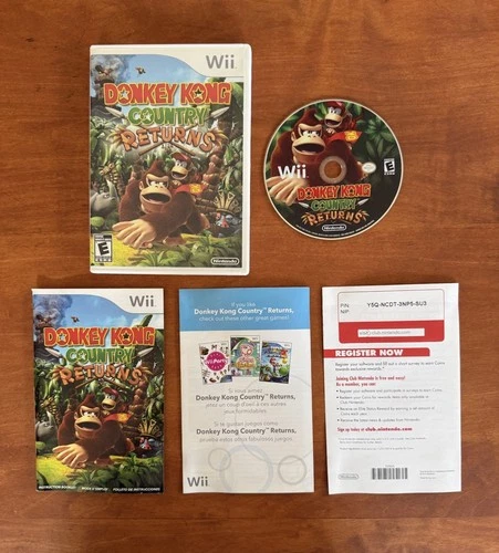 Donkey Kong Country Returns (Nintendo Wii) Excellent CIB Complete & Tested