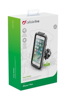 Handyhalterung I PHONE 7Plus Motorrad Wasserdicht Cellular Line Schwarz