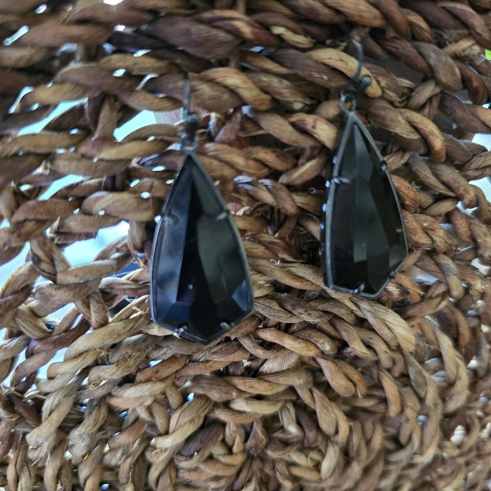 Pendientes colgantes Kendra Scott de ónix negro Foto 3 de 4