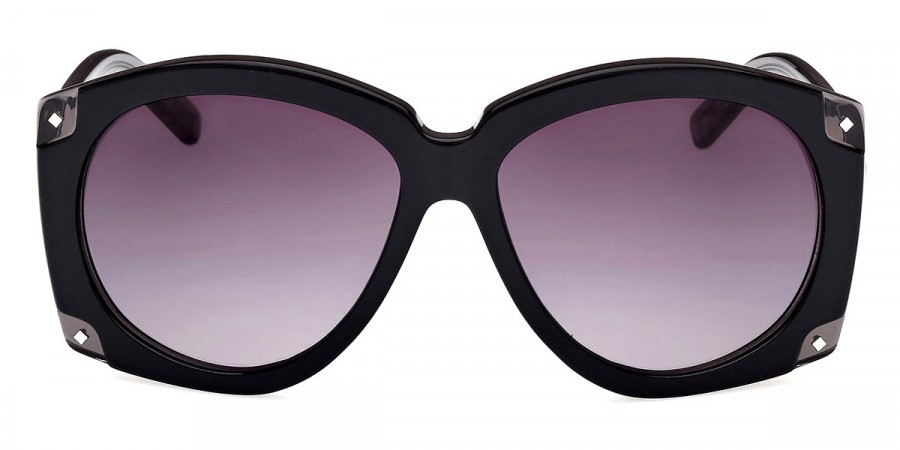 MCM MW0005 05B Rectangle Black Round Plastic Sunglasses Frame 61-15-135 36590₽