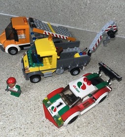 LEGO City 2013-2015 Vehicle Bundle Sets Lot of 3 Incomplete Sets + Minifig