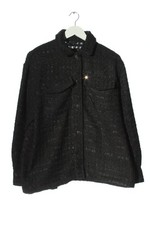 ZARA Giacca a blusa Donna Giacca Taglia IT 42 nero-argento stile casual