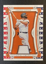 COLTON COWSER (RC) - 2023 National Treasures Memorabilia  #/49 No.6