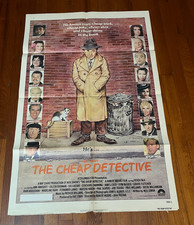 THE CHEAP DETECTIVE Peter Falk ORIGINAL 1979 1-SHEET MOVIE POSTER