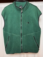 VTG The North Face Made in USA Fleece Vest Men’s Large Full Zip 90s 00s Y2k