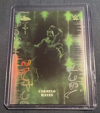 2025 Topps Chrome WWE Cactus Jack Carmelo Hayes Kings Of The Night SP CASE HIT