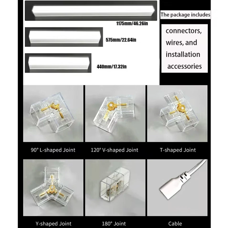 Illuminazione A Led Esagonale Plafoniera Tubo Nido D'Ape Garage 6500K - Image 4 of 4