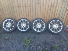 GENUINE 18" STAGGERED BMW MV2 WHEELS WITH  TYRES