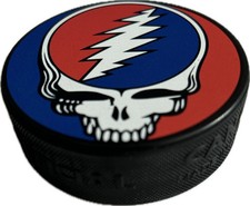 Grateful Dead steal your face Hockey Puck