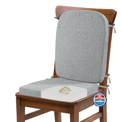 HOMBYS Kitchen Chair Back Cushion & Seat Cushion, Dining Room Chair Cushions,Sea