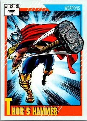 1991 Marvel Impel Universe - Weapons - Thor's Hammer