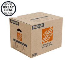The Home Depot 50-Pack Medium Moving Boxes 20 16 15 in w/ Handles Free Ship