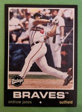 Andruw Jones 2002 Upper Deck Vintage Base Card #140 NM MLB HOF Braves Yankees
