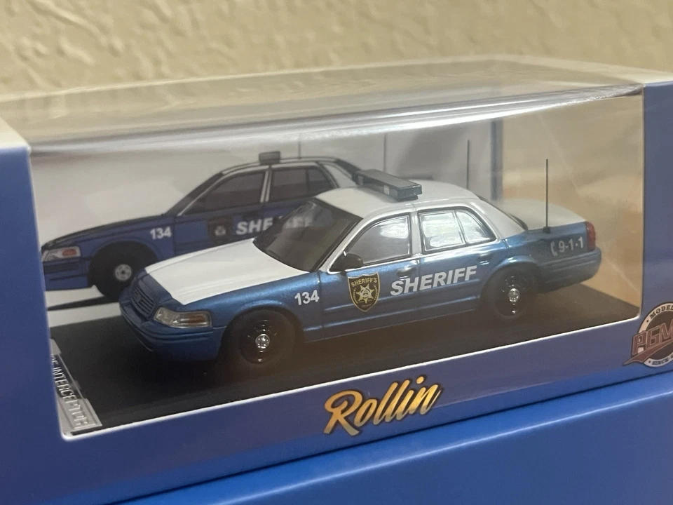 Rollin 1:64 Ford Crown Victoria Police Interceptor PGMD King County Sheriff RTS - Image 3 of 4