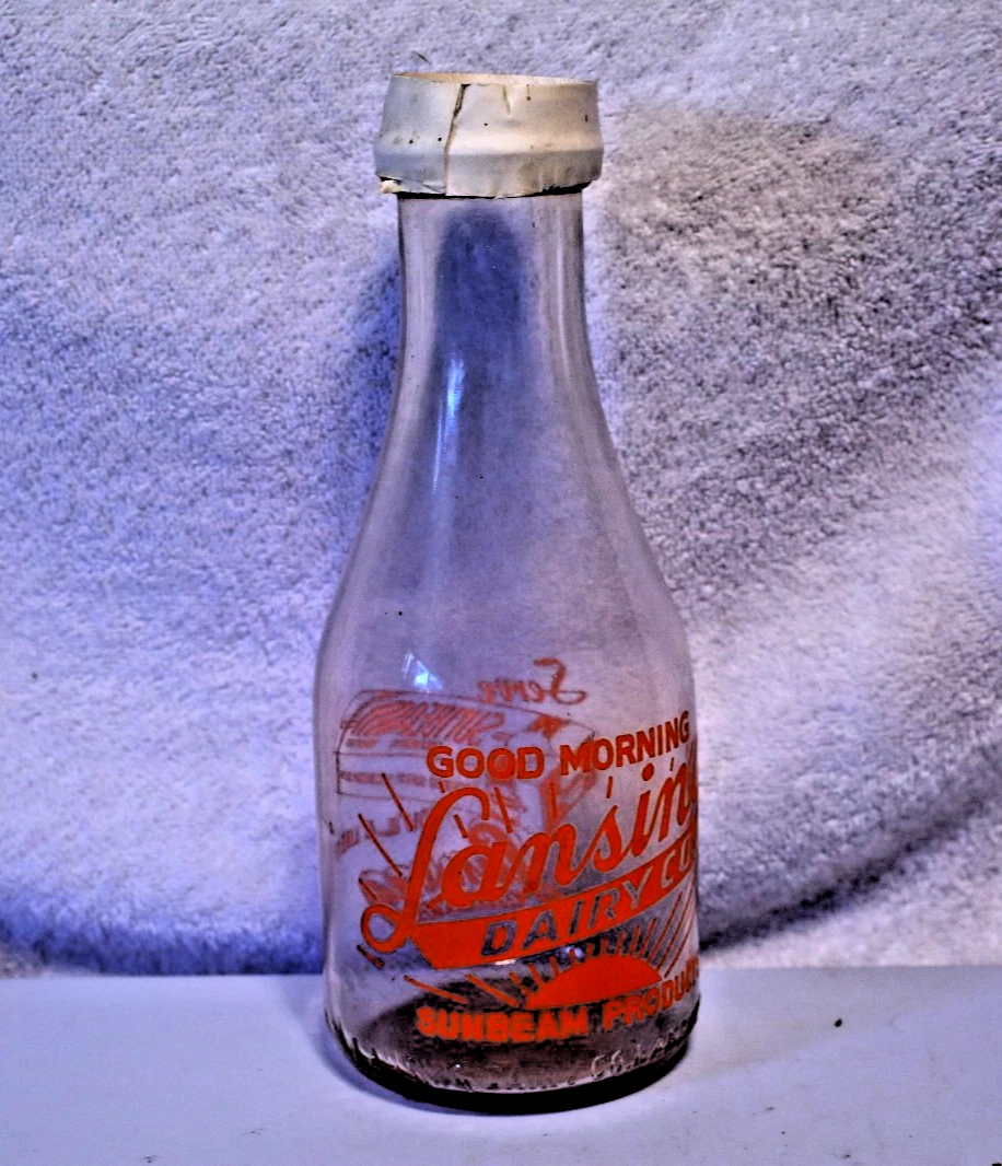 Glass Milk Bottles In Collectible Milk Bottles (1900-Now) for sale
