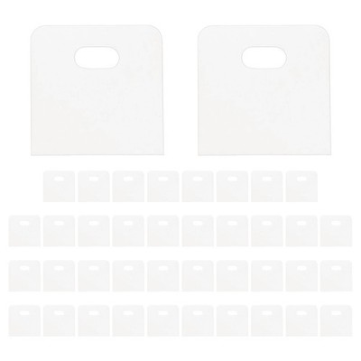 20 Sets (40 Pieces) Clear Vertical Blind Repair Tabs for Damaged Slats & Parts