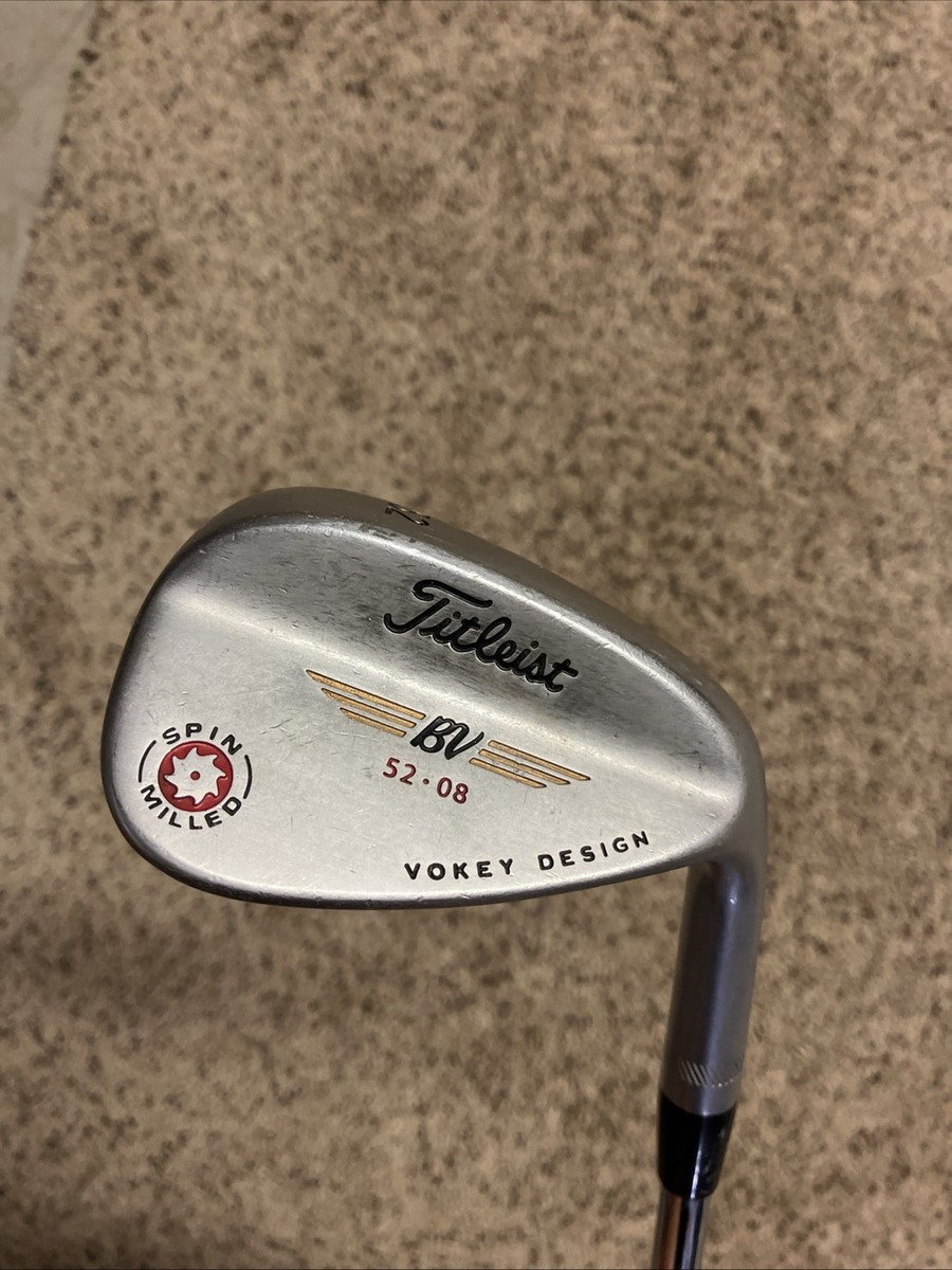 Vokey 52°, 55°& 58° Bluedot crome mirror Titleist Vokey Spin Milled Tour Chrome Wedge Set 52 56 60