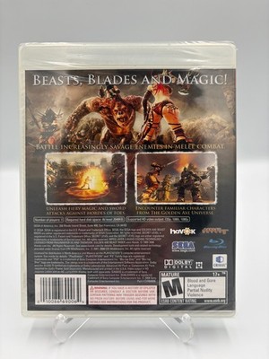 Golden Axe: Beast Rider (Sony PlayStation 3, 2008) for sale online