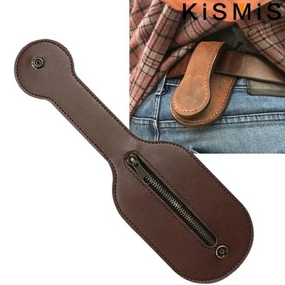 Men Leather Coin Purse Outdoor Utility Self-Defense Multi-Tool Wallet Women