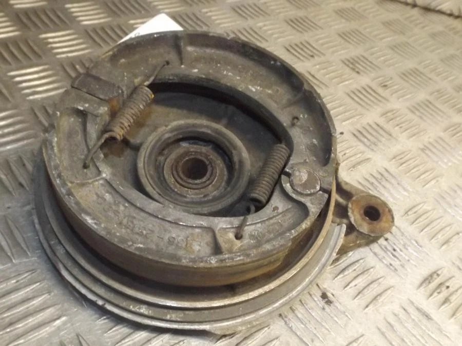 Yamaha DT1 250 1968 Early DT250 Rear Back Brake Plate  - Image 4 of 4