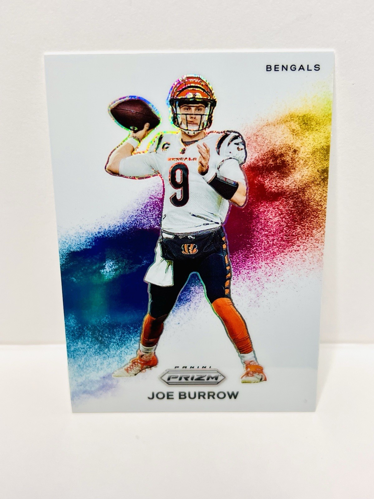 JOE BURROW 2023 PANINI PRIZM COLOR BLAST COLOR BLAST SSP Case Hit