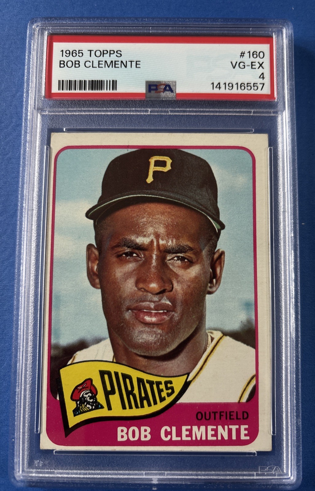 1965 Topps - Roberto Clemente #160 PSA 4