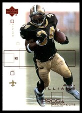 Ricky Williams 2001 Upper Deck Pros & Prospects #54 Saints NFL READ FREE SHIP