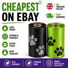 Dog Poop Bags High Quality Large Thick Poo Waste Eco Biodegradable Doggy Pet