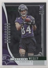 2019 Panini Absolute Rookie Green Antoine Wesley #143 d1f