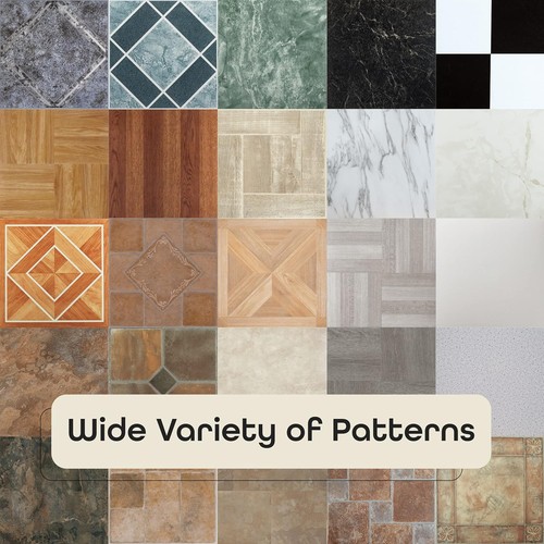 Nexus 12-Inch Vinyl Floor Tiles, 20 20 Medium Oak Plank-Look - Imagen 5 de 9
