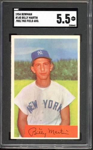 1954 Billy Martin [.985/ .983 Field Avg.] #145