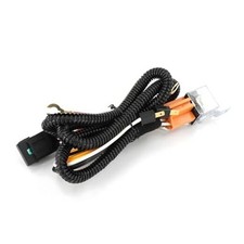 Car Horn Wiring Harness Relay Kit, 12V 40A 4Pin SPST Double Horn Black