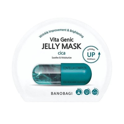 BANOBAGI Vita Genic Cica Jelly Mask 30g x 10 Stück