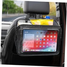 Car Seat Back Organizer Tablet Holder, Vehicle Front Seat, Personal Travel Grey