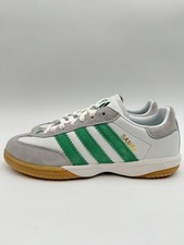 Adidas Hombre Samba MN Originales Talla 5.5 Blanco/Verde |ID3922|