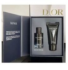 SAUVAGE Dior Men's Eau de Parfum 10 ML Splash Shower Gel Mini 20 ML TRAVEL SET