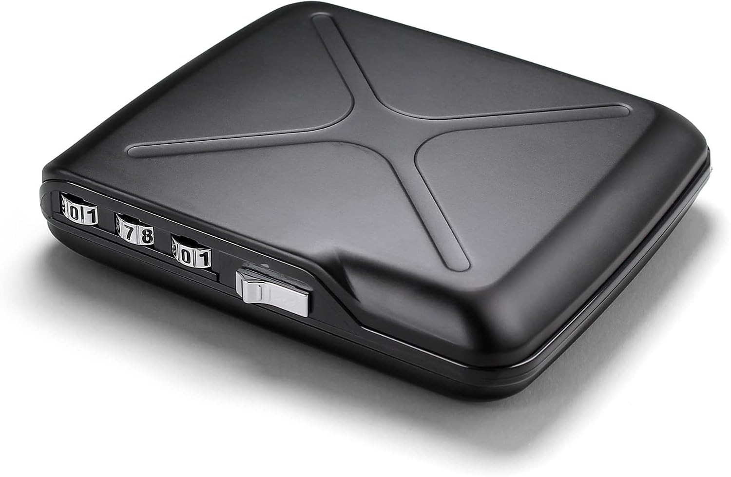 Aluminum Code Wallet, Combination Lock, RFID Blocking. Model: CODE WALLET | Lock
