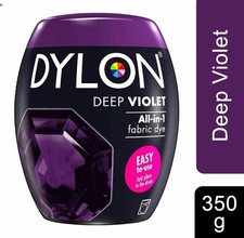 Image of Dylon All-In-1 Fabric Machine Dye - Deep Violet - 350g Pod New & Sealed